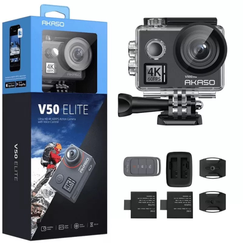 Cámara de Acción Akaso V50 Elite 20MP 4K Wi-Fi - Gray
