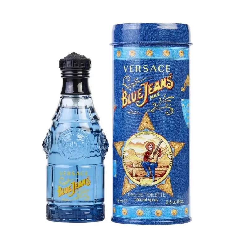 Perfume Versace Blue Jeans Man EDT Masculino - 75m...