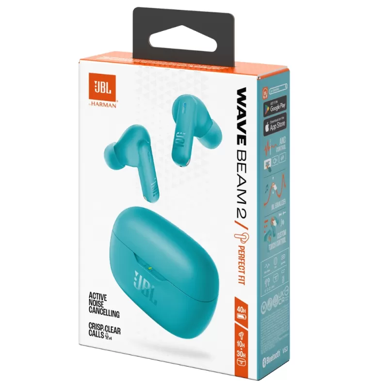 Auricular JBL Wave Beam 2 Bluetooth - Blue