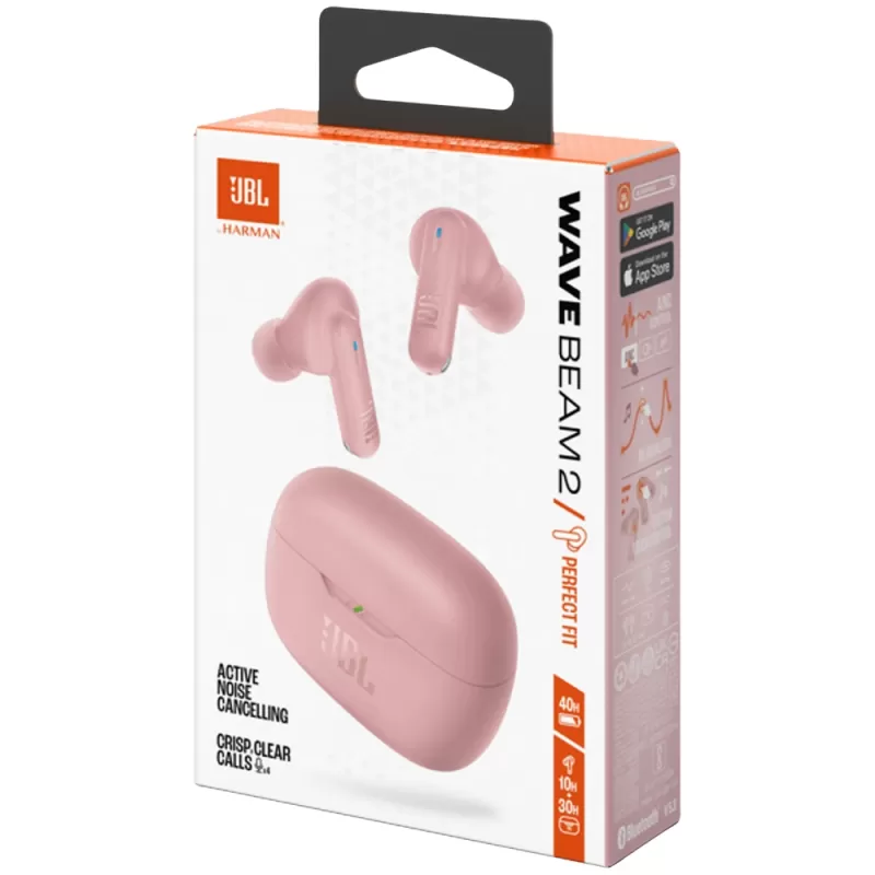 Auricular JBL Wave Beam 2 Bluetooth - Pink