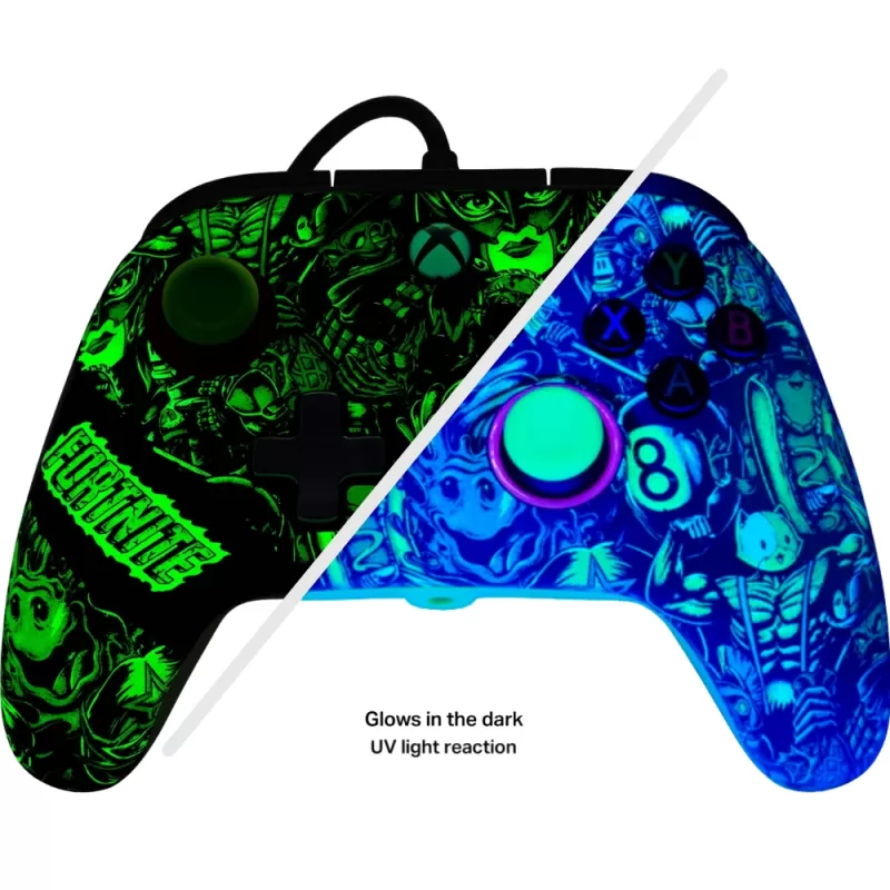 Control PowerA Xbox Series X/S/One/W11/W10 - Fortnite Glow (XBGP0438-01)