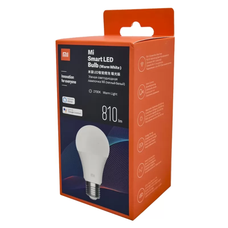 Lámpara LED Xiaomi Mi Smart Bulb XMBGDP01YLK 220V (Cálido)